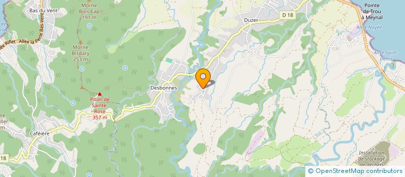 localisation de l'entreprise MONSIEUR ERIC JEAN  SAINTE-ROSE