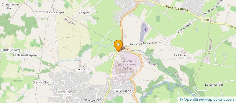 localisation de l'entreprise MONSIEUR ERIC JEAN DESIRE GENTAZ  MESSIMY