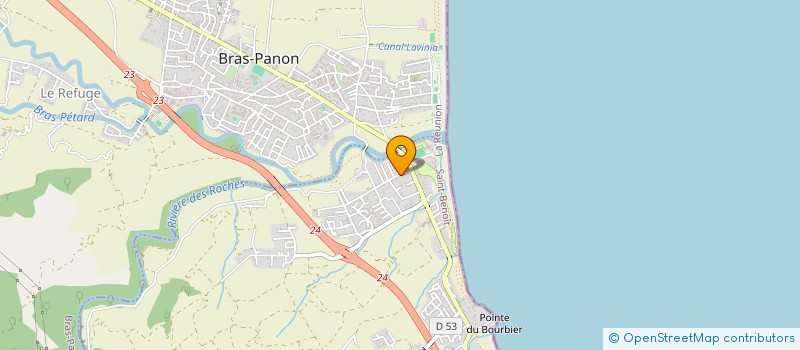 localisation de l'entreprise MONSIEUR ERIC JEAN FELIX THEVENIN  SAINT-BENOIT