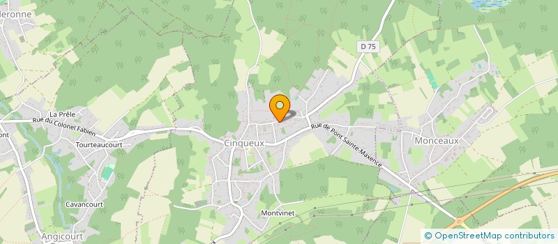 localisation de l'entreprise MONSIEUR ERIC JEANMICHEL à CINQUEUX