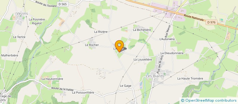 localisation de l'entreprise MONSIEUR ERIC JEANNE  ISIGNY-LE-BUAT