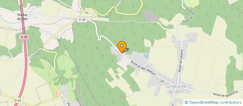 localisation de l'entreprise MONSIEUR ERIC JOANNES  LA NEUVILLE-DU-BOSC