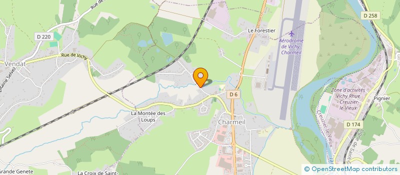 localisation de l'entreprise MONSIEUR ERIC JOBERT  CHARMEIL