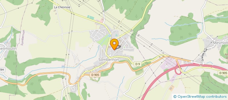 localisation de l'entreprise MONSIEUR ERIC JOBERT  SOMBERNON