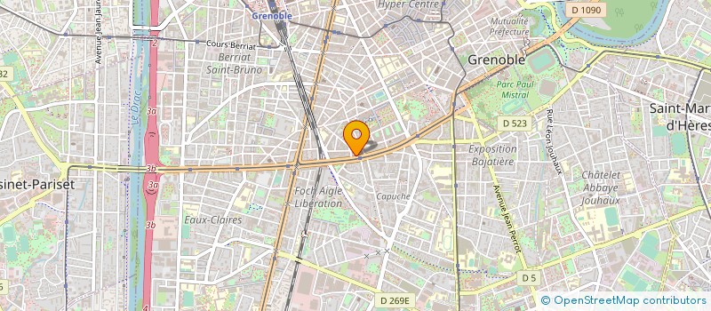 localisation de l'entreprise MONSIEUR ERIC JOHNSON à GRENOBLE