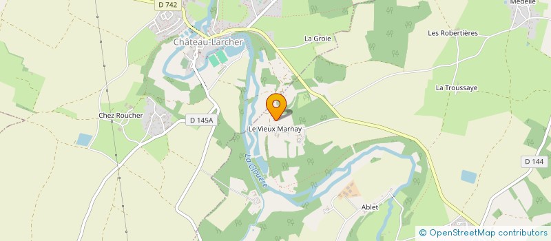 localisation de l'entreprise MONSIEUR ERIC JOLY  MARNAY