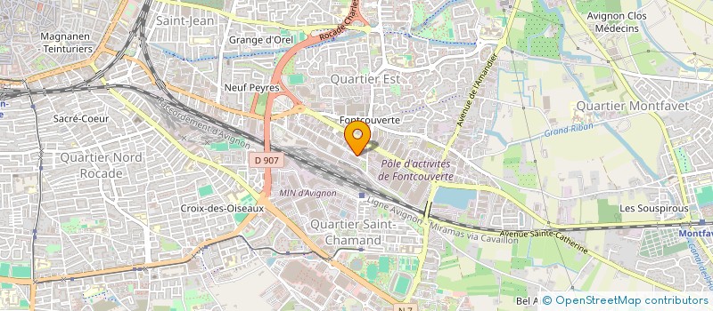 localisation de l'entreprise MONSIEUR ERIC JORANT  AVIGNON