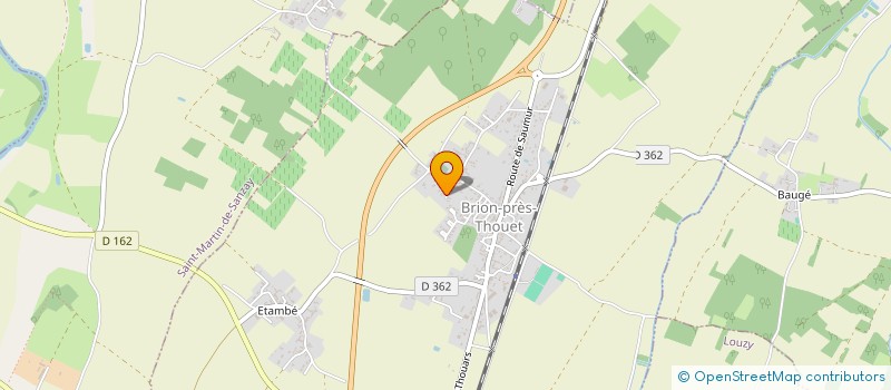 localisation de l'entreprise MONSIEUR ERIC JOUADE  BRION-PRES-THOUET