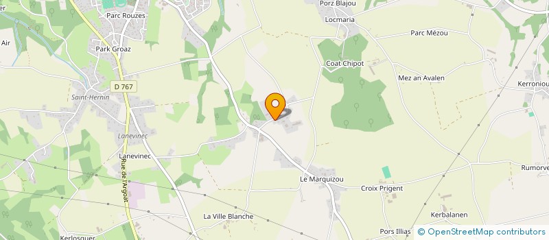 localisation de l'entreprise MONSIEUR ERIC JOUAN  PLOUMAGOAR