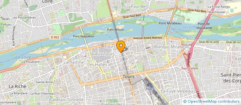 localisation de l'entreprise MONSIEUR ERIC JOUANNEAU à TOURS