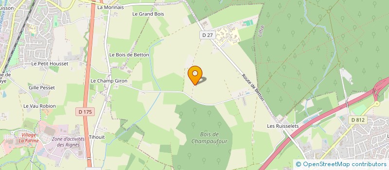 localisation de l'entreprise MONSIEUR ERIC JOUAULT  THORIGNE-FOUILLARD