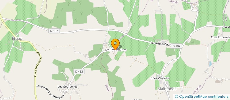 localisation de l'entreprise MONSIEUR ERIC JOUNAULT à VAL DES VIGNES