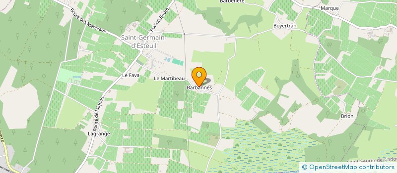 localisation de l'entreprise MONSIEUR ERIC JOURDAN  SAINT GERMAIN D'ESTEUIL