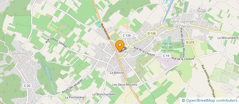 localisation de l'entreprise MONSIEUR ERIC JOYEAU à SAINT GEORGES D'OLERON
