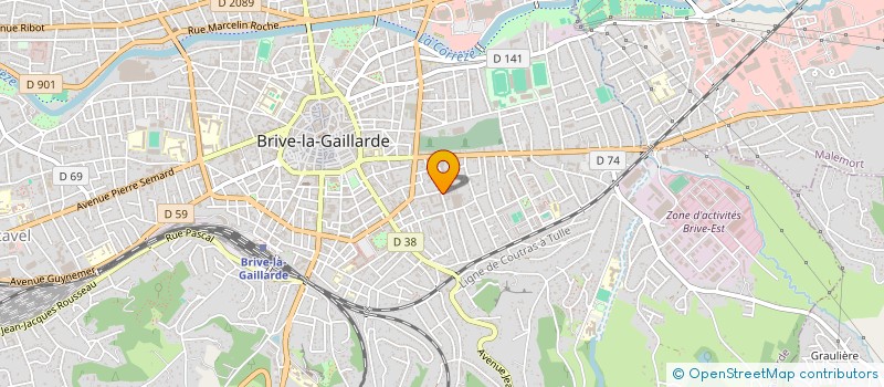 localisation de l'entreprise MONSIEUR ERIC JUILLAN à BRIVE-LA-GAILLARDE