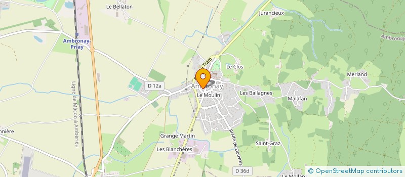 localisation de l'entreprise MONSIEUR ERIC JUILLERET à AMBRONAY