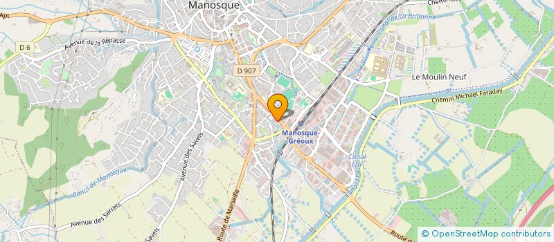 localisation de l'entreprise MONSIEUR ERIC JULHE à MANOSQUE