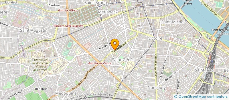 localisation de l'entreprise MONSIEUR ERIC JULIAN à BORDEAUX