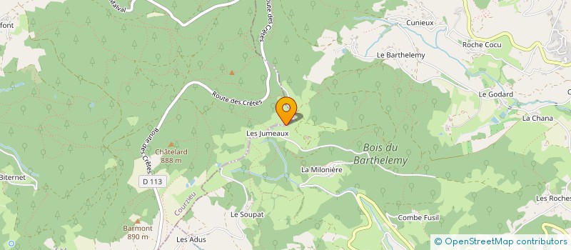 localisation de l'entreprise MONSIEUR ERIC JULLIEN  VAUGNERAY