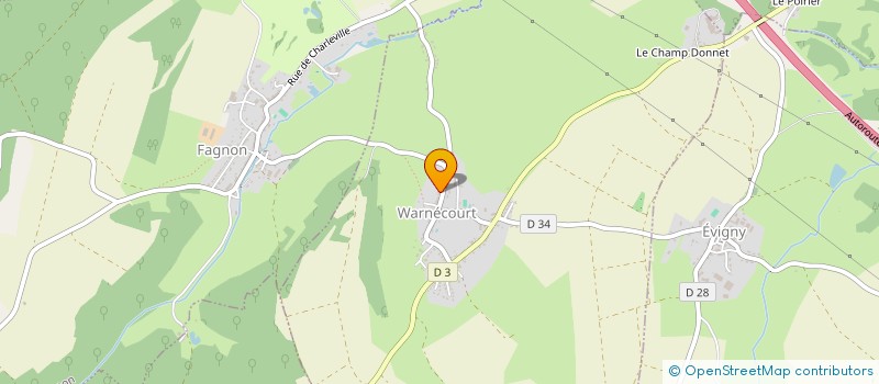 localisation de l'entreprise MONSIEUR ERIC JUPPIN  WARNECOURT