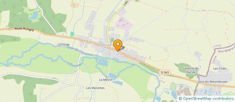 localisation de l'entreprise MONSIEUR ERIC JUVIGNY à DOUCHY-MONTCORBON