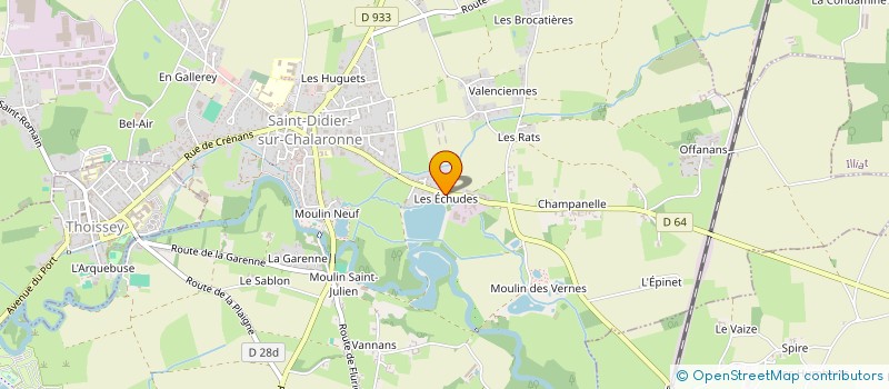 localisation de l'entreprise MONSIEUR ERIC KACZMAREK à SAINT-DIDIER-SUR-CHALARONNE