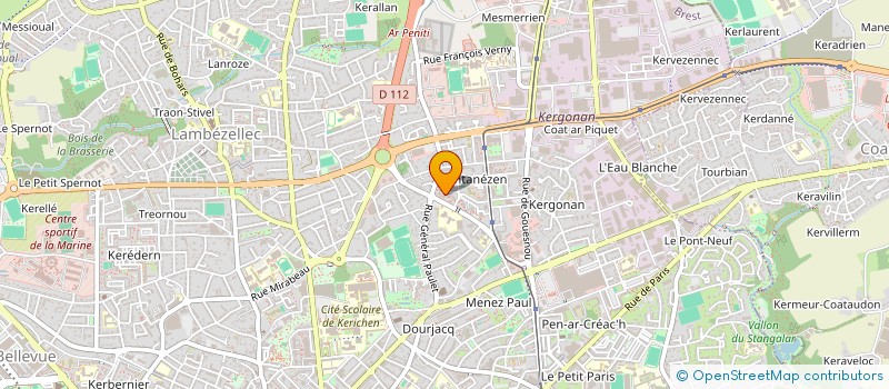 localisation de l'entreprise MONSIEUR ERIC KAF MOILIMOU à BREST