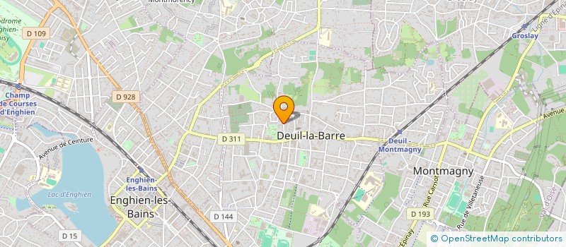 localisation de l'entreprise MONSIEUR ERIC KAMALDINH  DEUIL-LA-BARRE