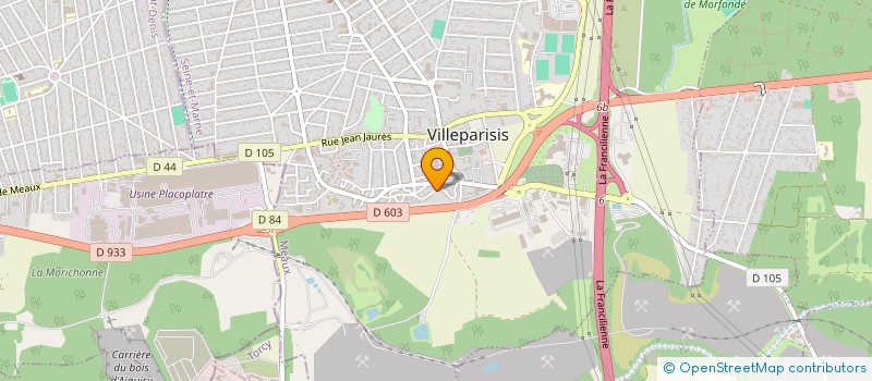 localisation de l'entreprise MONSIEUR ERIC KASKOSZ à VILLEPARISIS