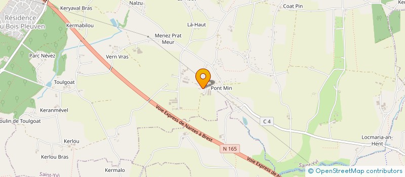 localisation de l'entreprise MONSIEUR ERIC KERJOSE  SAINT-YVI