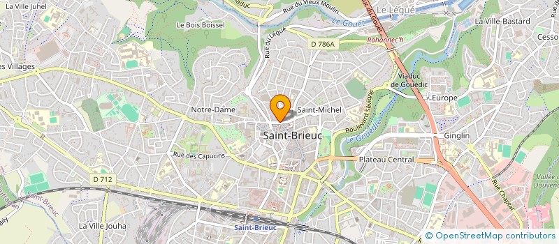 localisation de l'entreprise MONSIEUR ERIC KERLEAU à SAINT-BRIEUC