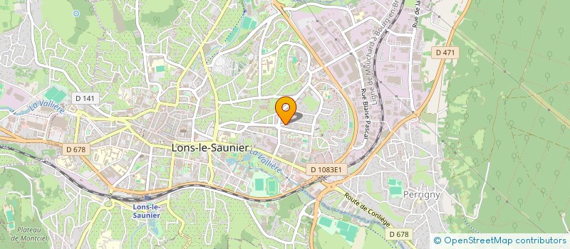 localisation de l'entreprise MONSIEUR ERIC KIEFFER à LONS-LE-SAUNIER