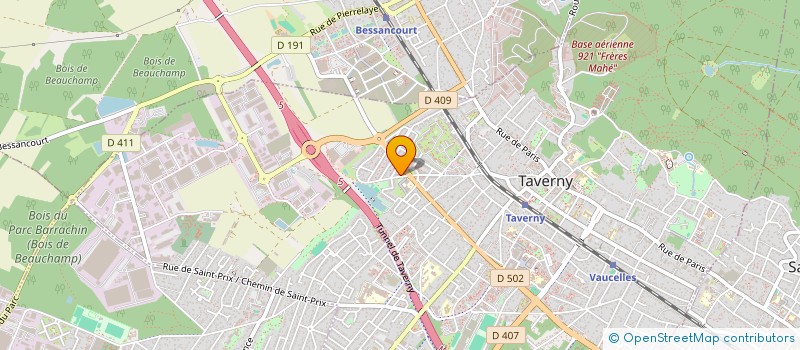 localisation de l'entreprise MONSIEUR ERIC KLA  TAVERNY