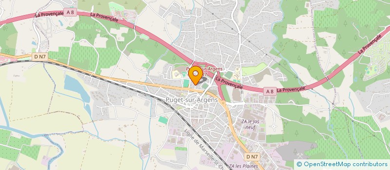 localisation de l'entreprise MONSIEUR ERIC KLEIBER  PUGET-SUR-ARGENS