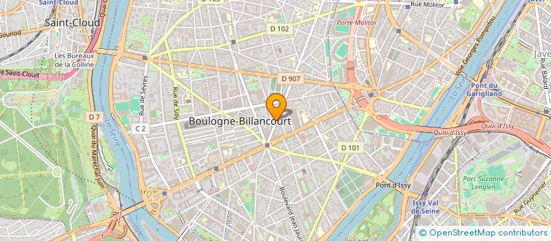 localisation de l'entreprise MONSIEUR ERIC KLINZ à BOULOGNE-BILLANCOURT