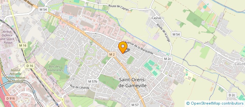 localisation de l'entreprise MONSIEUR ERIC KLUMPP  SAINT-ORENS-DE-GAMEVILLE