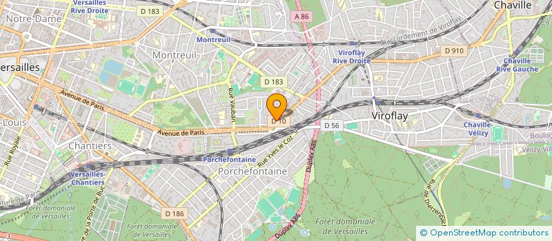localisation de l'entreprise MONSIEUR ERIC KNOLL à VERSAILLES