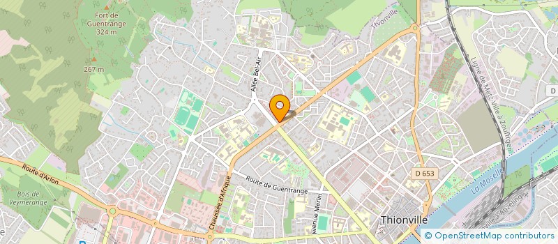 localisation de l'entreprise MONSIEUR ERIC KOBI  THIONVILLE