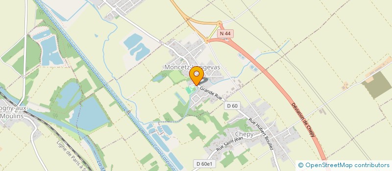 localisation de l'entreprise MONSIEUR ERIC KOROVINE  MONCETZ-LONGEVAS