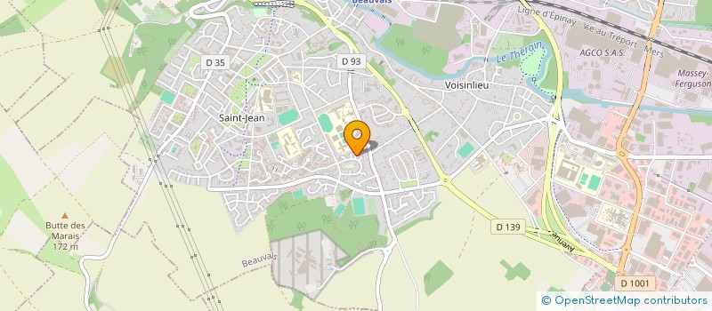 localisation de l'entreprise MONSIEUR ERIC KOUGBLA HOUENOU  BEAUVAIS