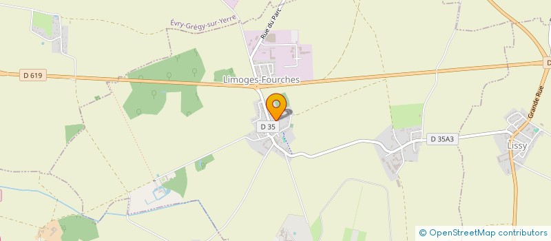 localisation de l'entreprise MONSIEUR ERIC KRAFT  LIMOGES-FOURCHES