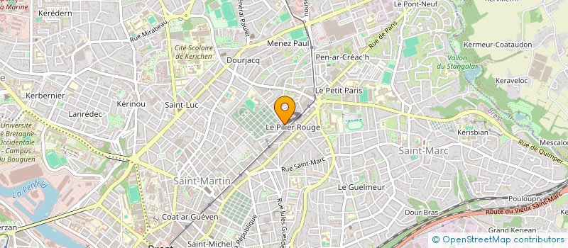 localisation de l'entreprise MONSIEUR ERIC L'AFFETER  PORSPODER