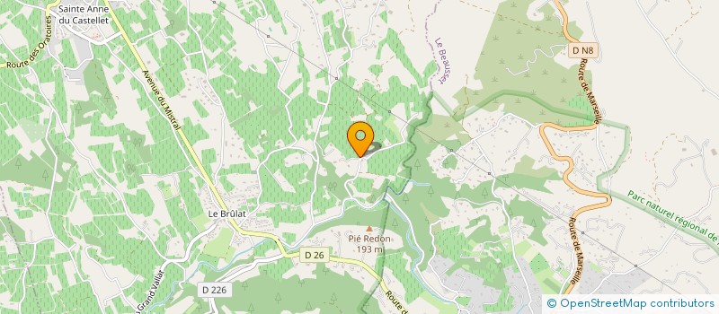 localisation de l'entreprise MONSIEUR ERIC L HERBETTE  LE CASTELLET