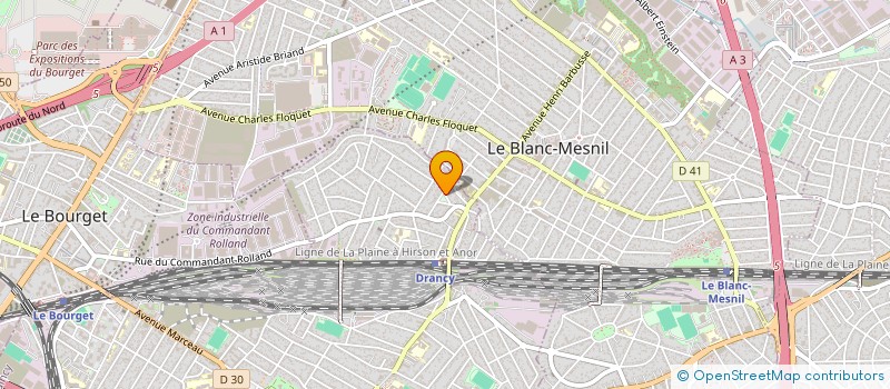 localisation de l'entreprise MONSIEUR ERIC L HOTELLIER à DRANCY