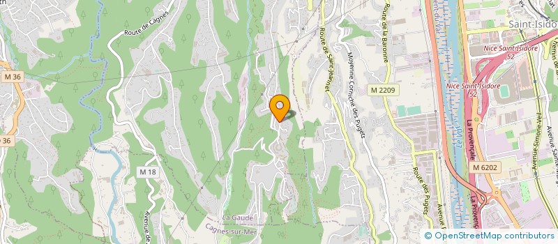 localisation de l'entreprise MONSIEUR ERIC LABARA  LA GAUDE