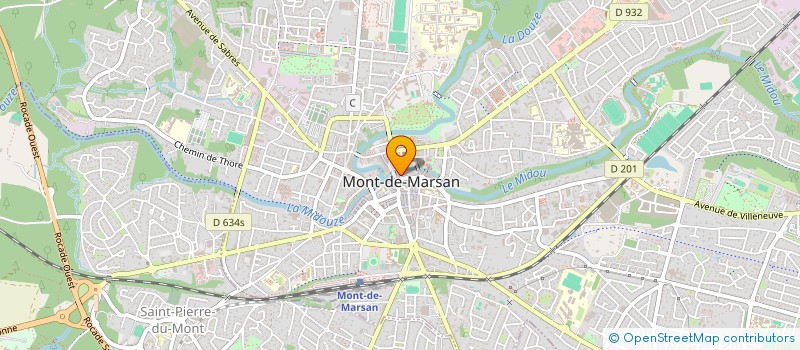 localisation de l'entreprise MONSIEUR ERIC LABARCHEDE  MONT-DE-MARSAN