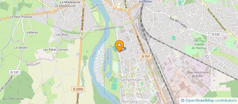 localisation de l'entreprise MONSIEUR ERIC LABAT  BESSAY-SUR-ALLIER