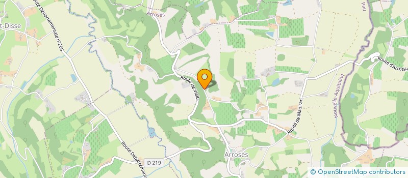 localisation de l'entreprise MONSIEUR ERIC LABAT à AURIONS-IDERNES