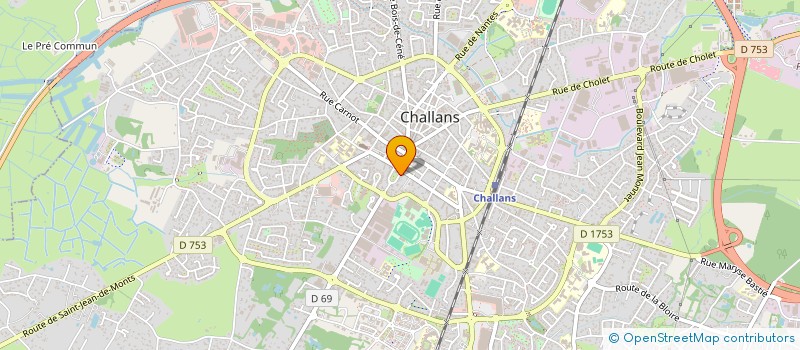 localisation de l'entreprise MONSIEUR ERIC LABATI à CHALLANS
