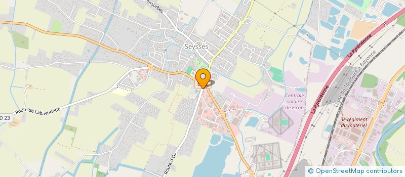 localisation de l'entreprise MONSIEUR ERIC LABAU  SEYSSES